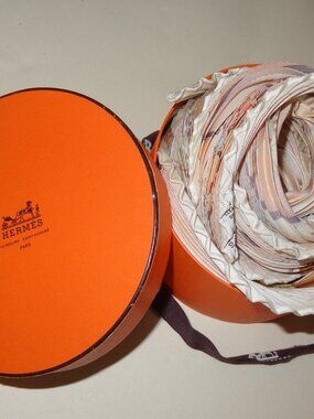 Hermes Plisse Pleated Scarf - vintage